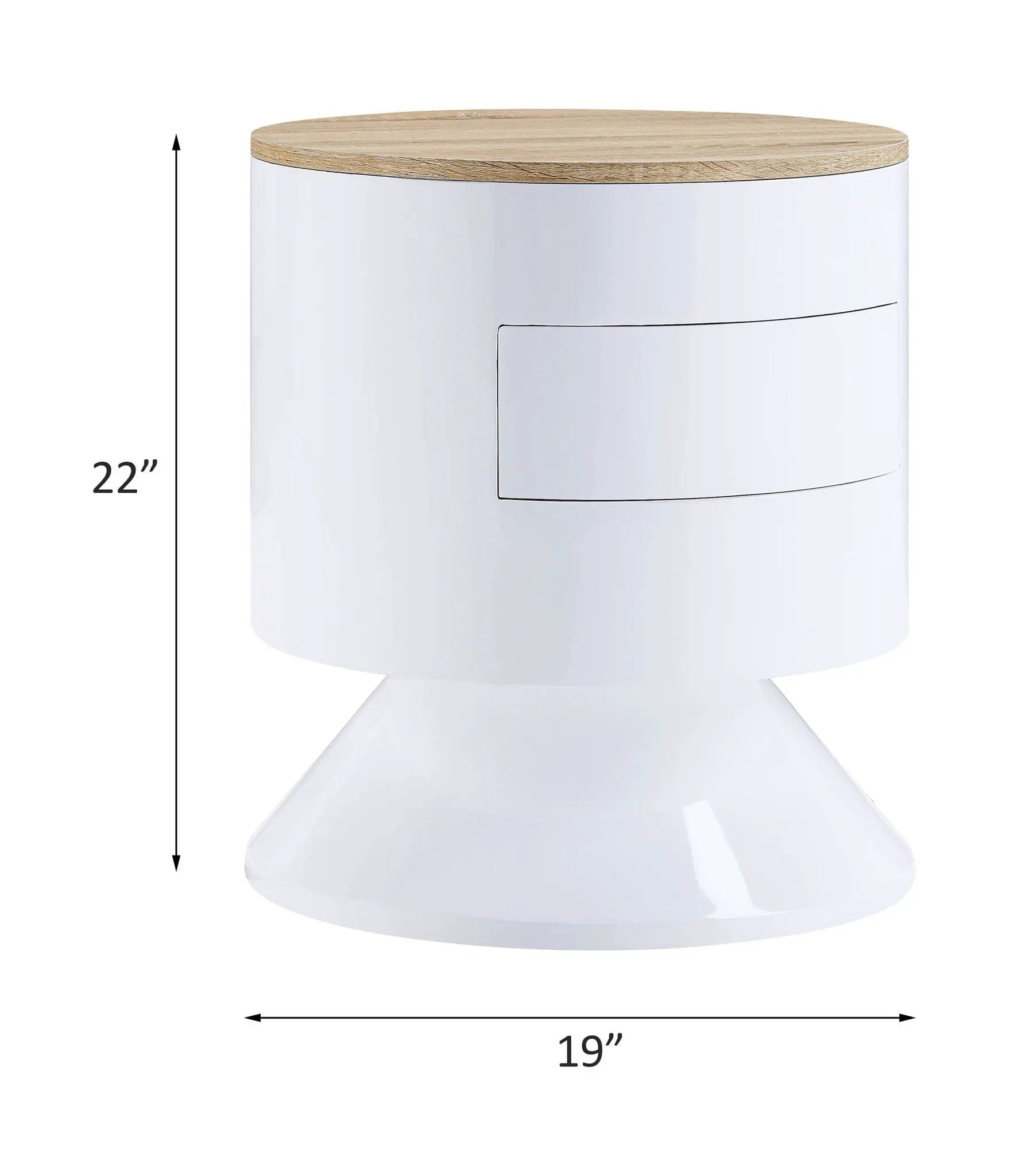 Otith - Accent Table - White High Gloss by Unique Piece Furniture