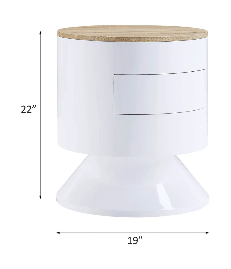 Otith - Accent Table - White High Gloss by Unique Piece Furniture