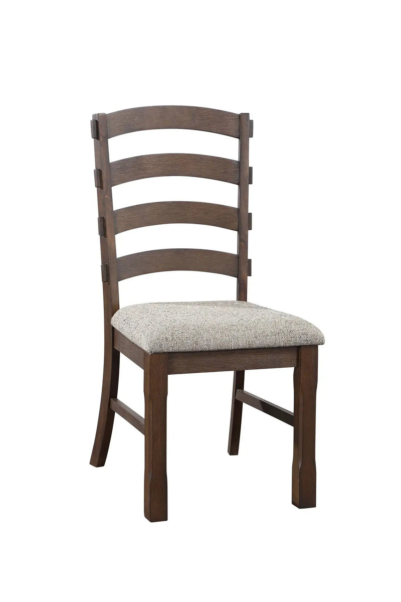 Pascaline - Rustic Side Chair (Set of 2) - Gray / Brown by Unique Piece Furniture