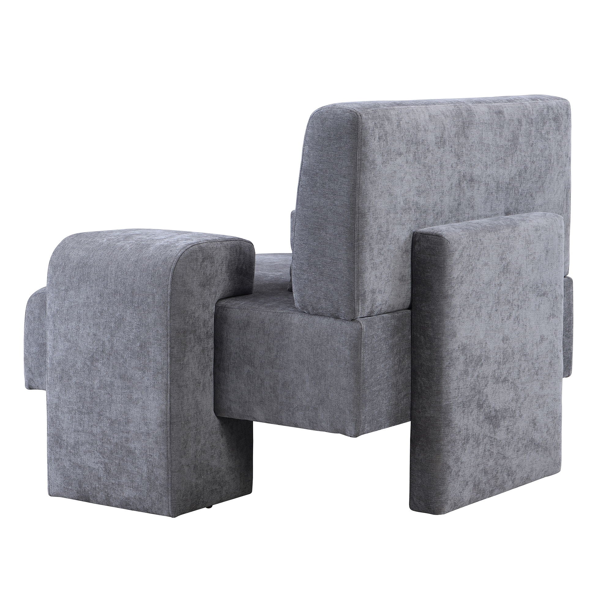 Modern Oversized Armchair With Soft Cushion For Living Room by HouseOfZazla