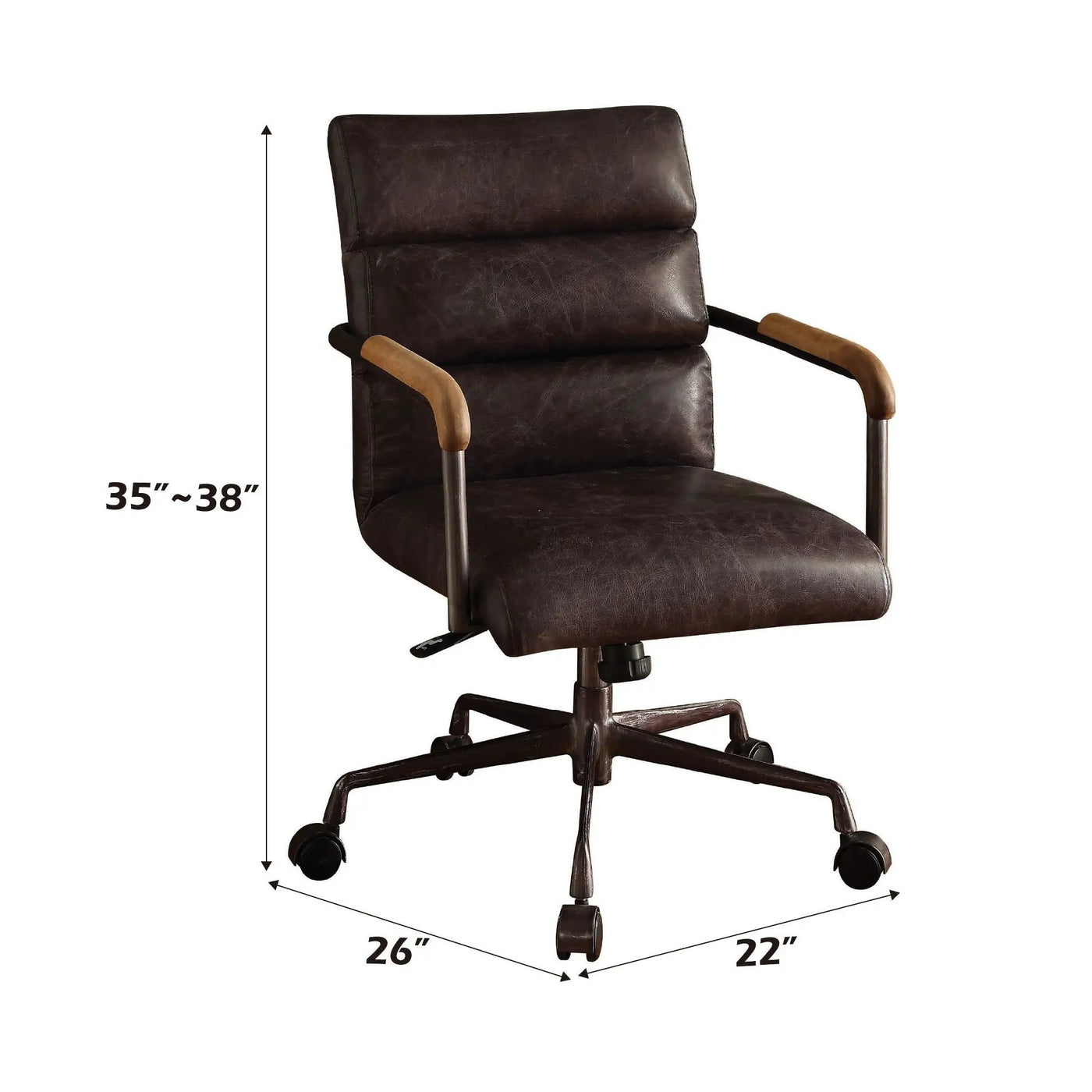 Harith - Retro Top Grain Office Chair by Unique Piece Furniture