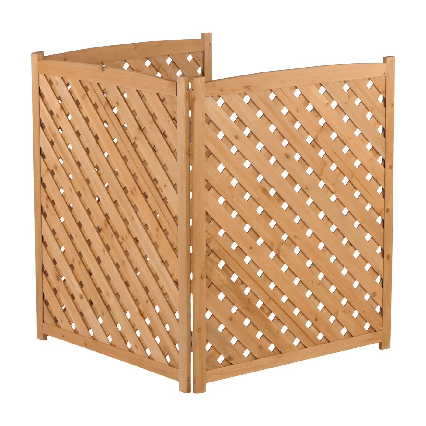 Outdoor 3 Panel Air Conditioner Fence Screen by HouseOfZazla