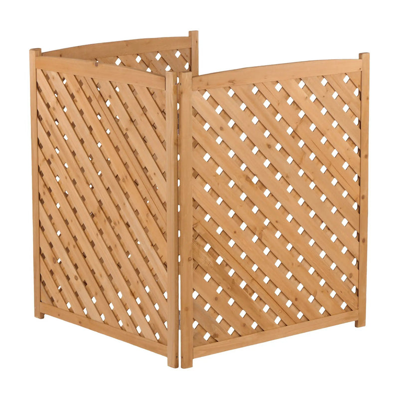 Outdoor 3 Panel Air Conditioner Fence Screen by HouseOfZazla