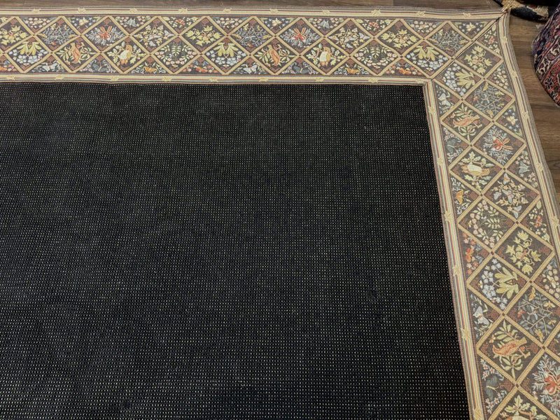 Palace Sized Stark Area Rug 12x19, Black Carpet by Jewel Rugs