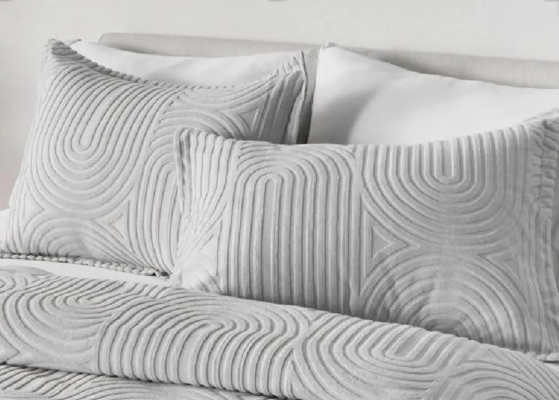 BedGear Performance Duvet Set, Queen - Grey/Racetrack by HouseOfZazla