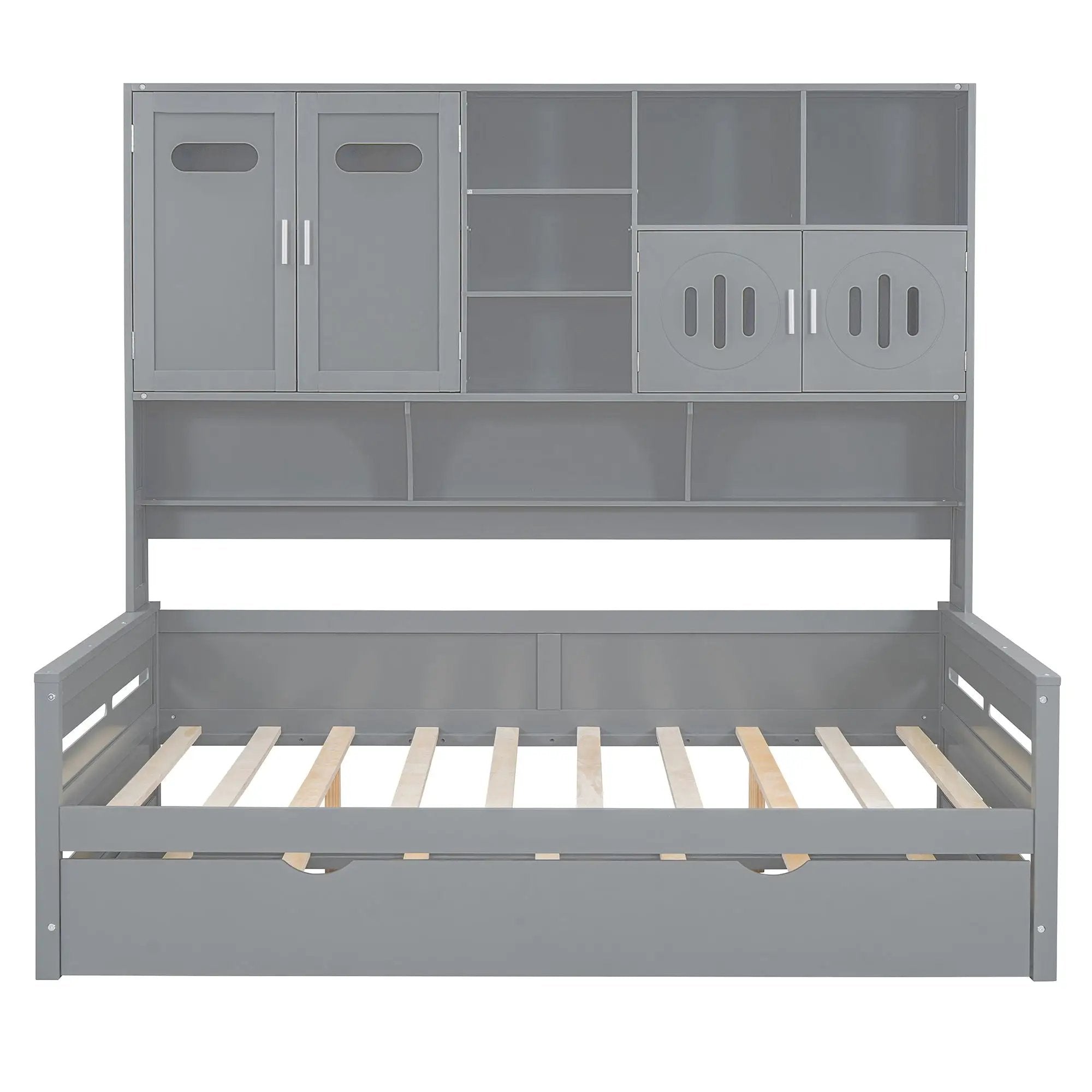 Daybed With All-In-One Cabinet And Shelf by Unique Piece Furniture