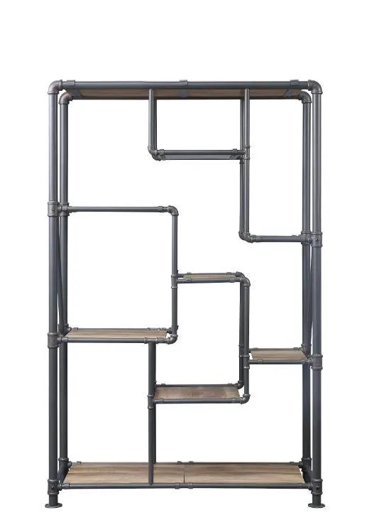 Brantley - Bookshelf - Antique Oak & Sandy Gray by Unique Piece Furniture
