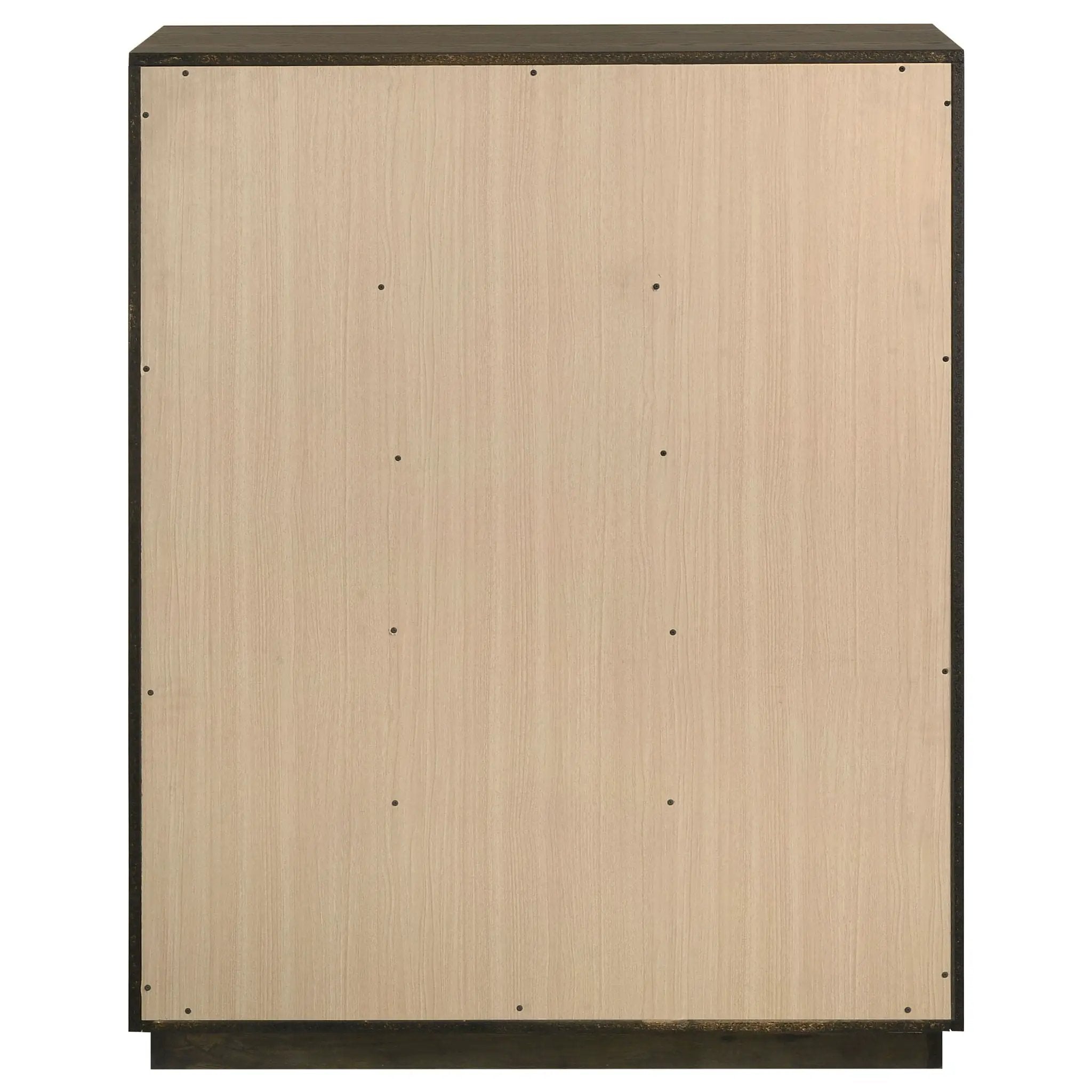 Atlas 5-drawer Bedroom Chest of Drawers Dark Oak by Unique Piece Furniture