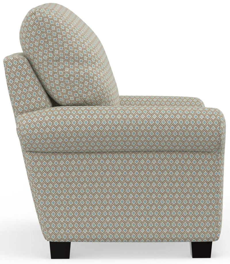 Magnolia - Accent Chair - Sky by Unique Piece Furniture