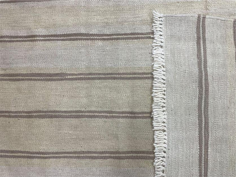 5x8 Turkish Kilim Rug, Flatweave Carpet, Striped Blanket, Southwestern Design, New, Gray, Wool, High Quality, Hand-Knotted by Jewel Rugs
