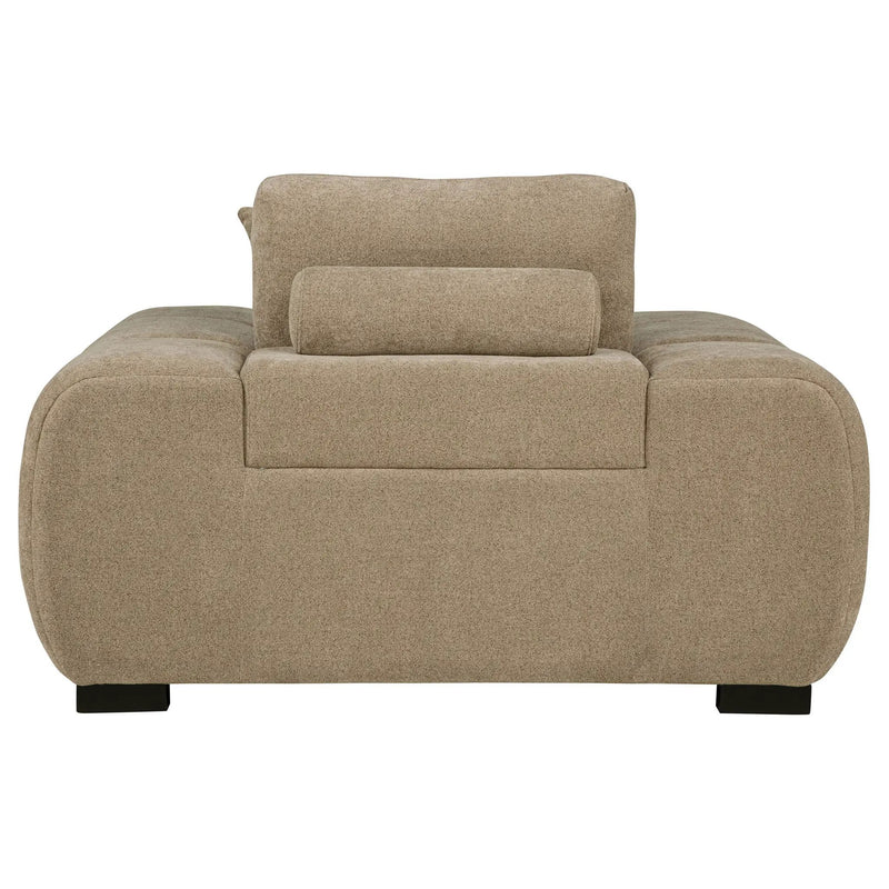 Octavia Upholstered Track Arm Accent Chair Camel by Unique Piece Furniture