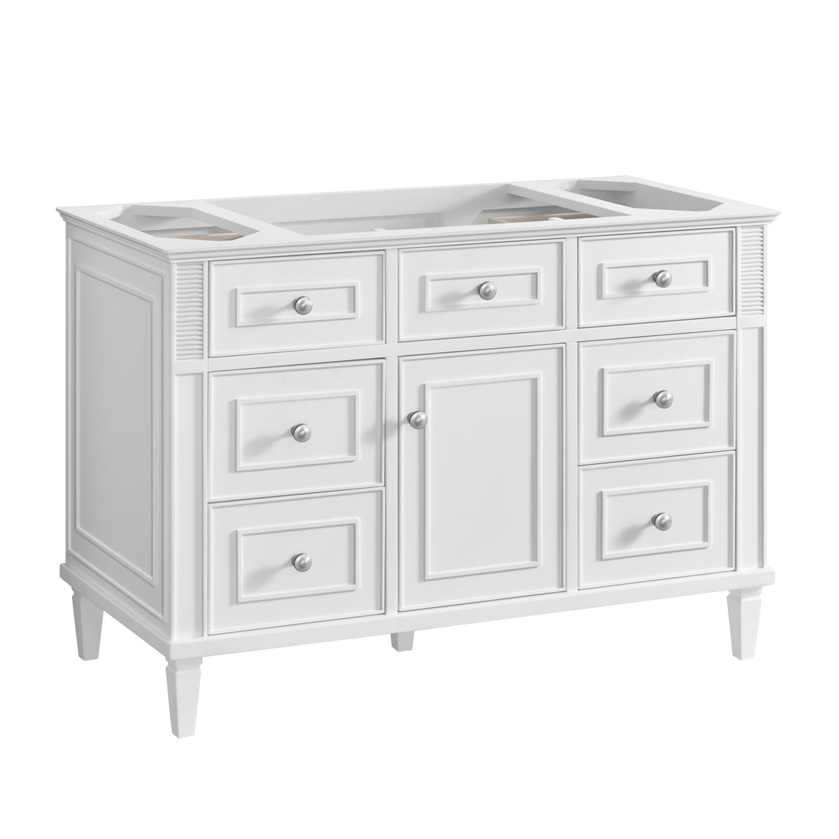 James Martin Lorelai 48" Single Bathroom Vanity, Bright White, view 25