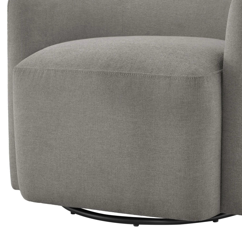 Ardena - Modern Swivel Barrel Chair by HouseOfZazla