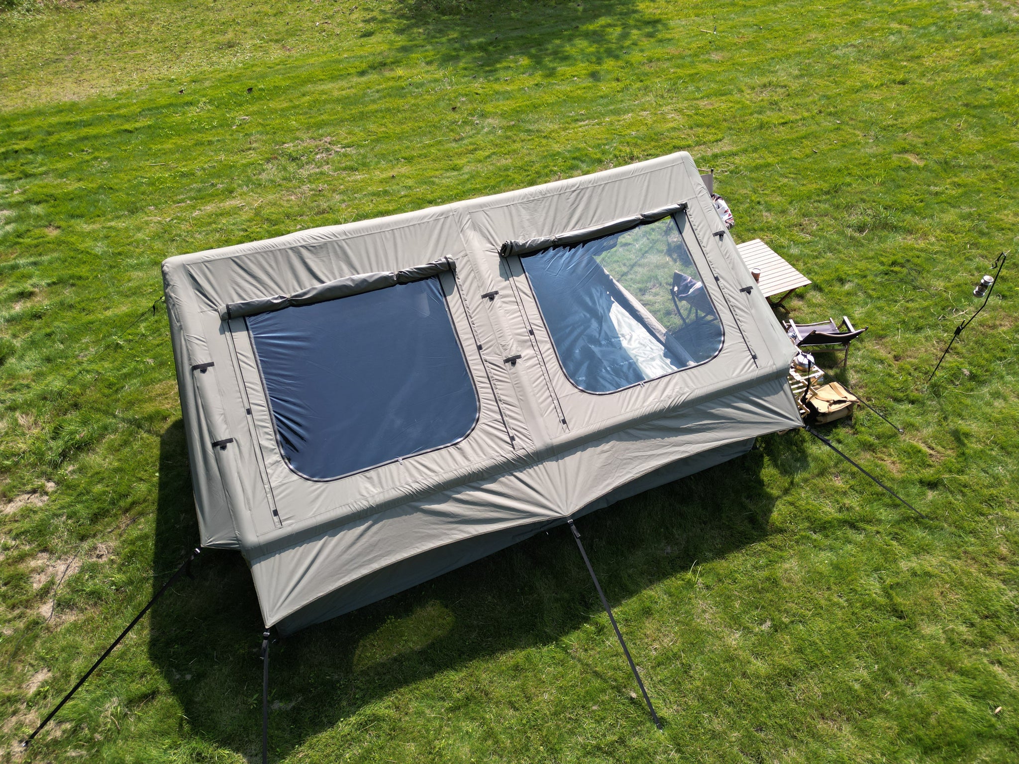 9.8 x 13ft Inflatable Camping Tent with Hand Pump by HouseOfZazla
