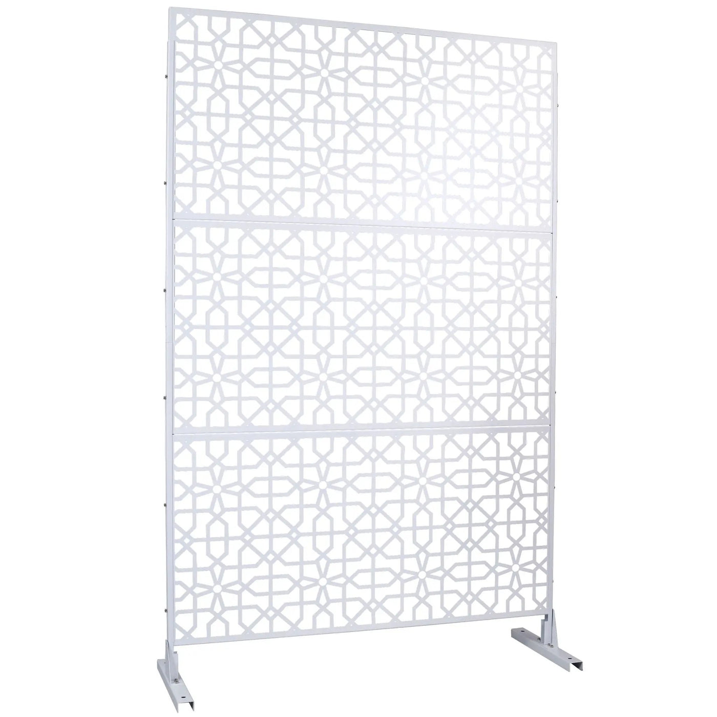 Outdoor & Indoor Metal Freestanding Decorative Privacy Screen by HouseOfZazla