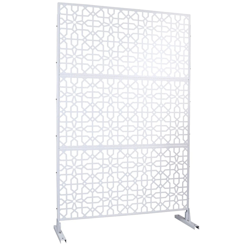 Outdoor & Indoor Metal Freestanding Decorative Privacy Screen by Unique Piece Furniture