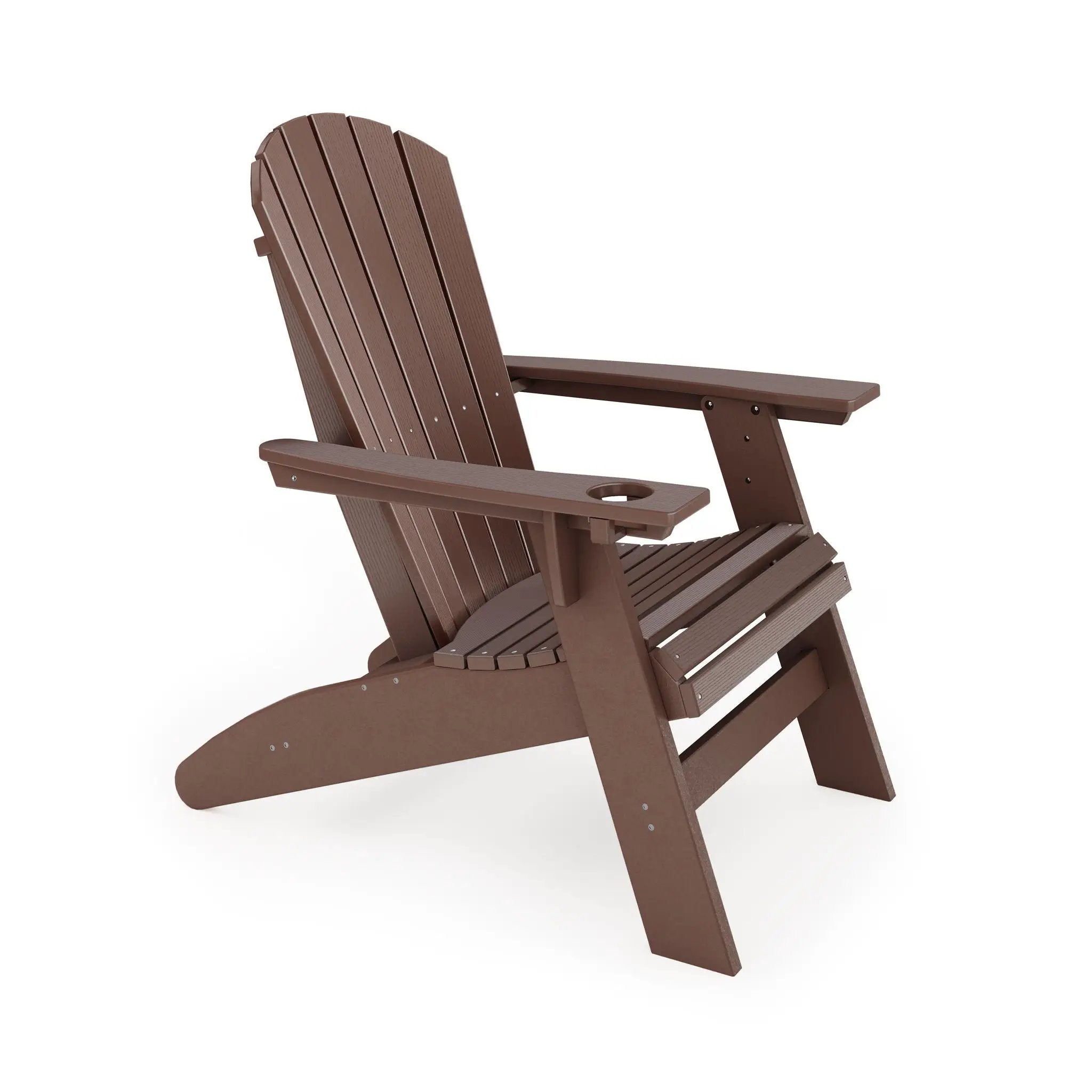 Adirondack Chair Sturdy HDPE Poly Lumber For Poolside, Patio, And Garden Relaxation by HouseOfZazla