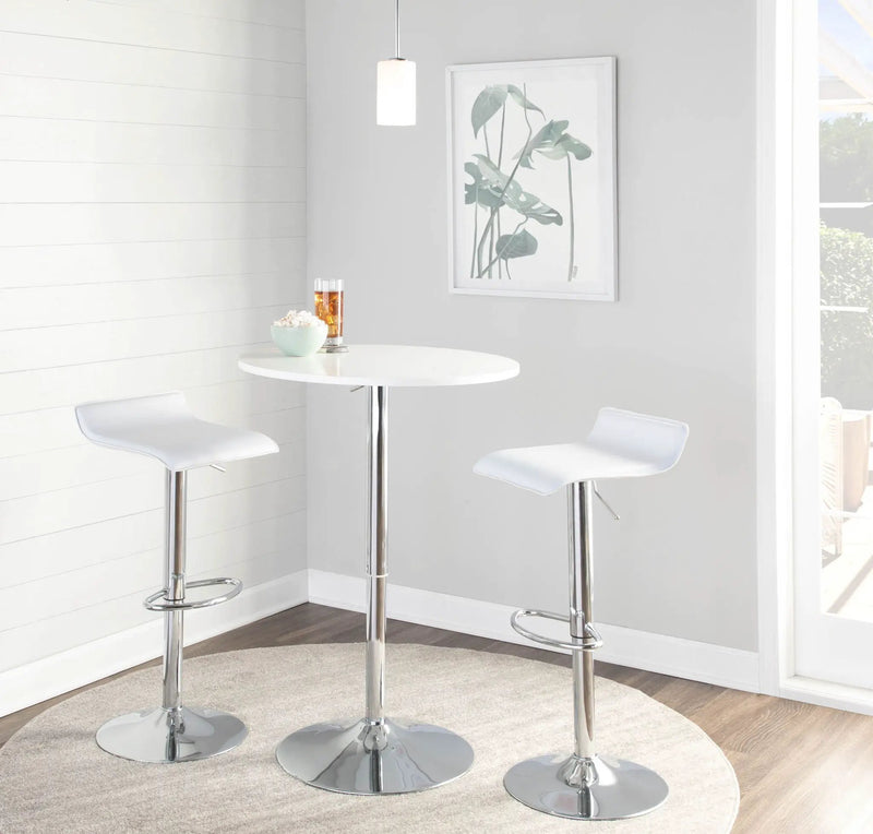 Elia - Contemporary Adjustable Bar Table by HouseOfZazla