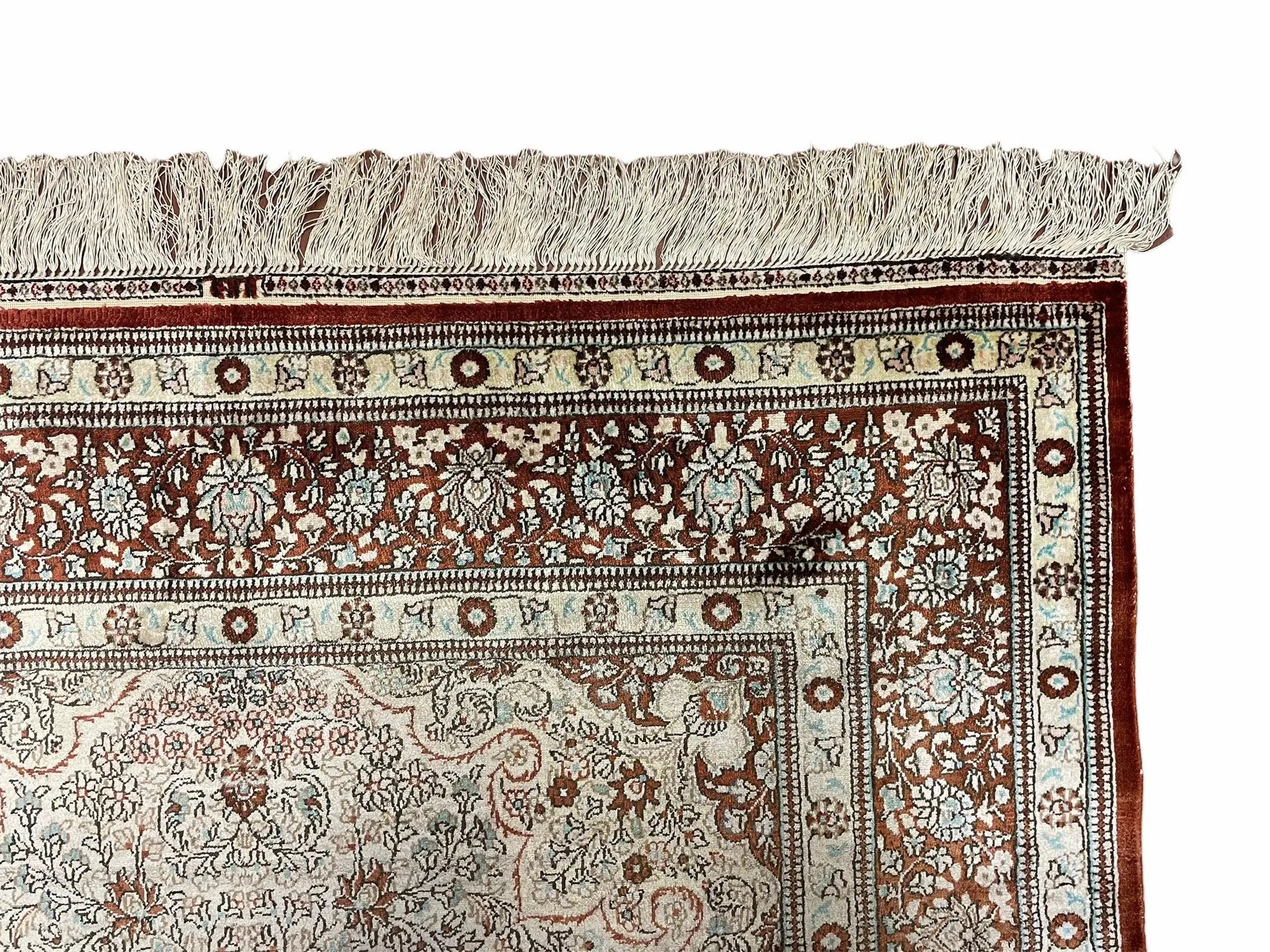 4' X 6' Vintage Fine Handmade Chinese Oriental Silk Rug 400 KPSI Wow by Jewel Rugs