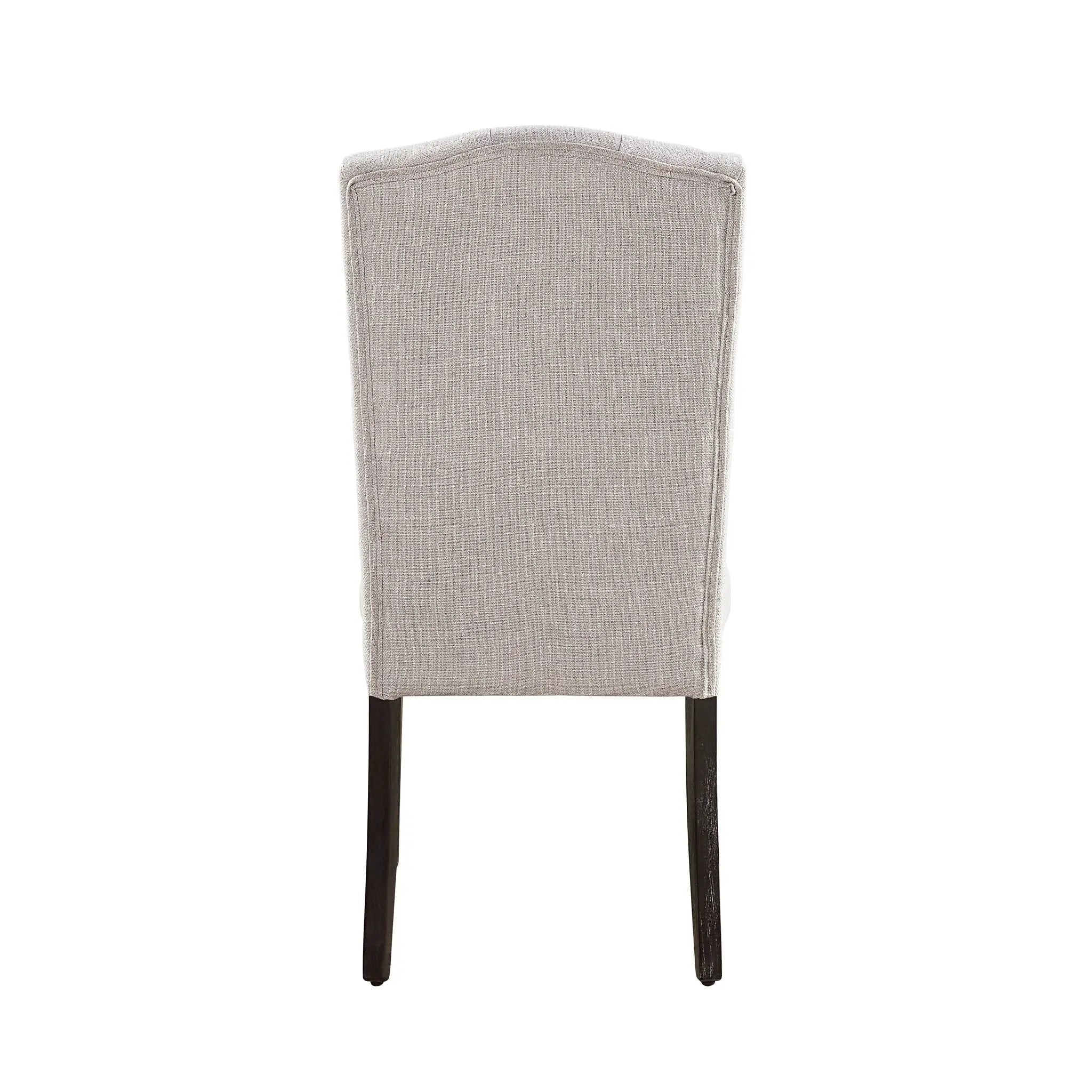 Gerardo - Linen Weathered Dining Chair (Set of 2) - Beige by HouseOfZazla