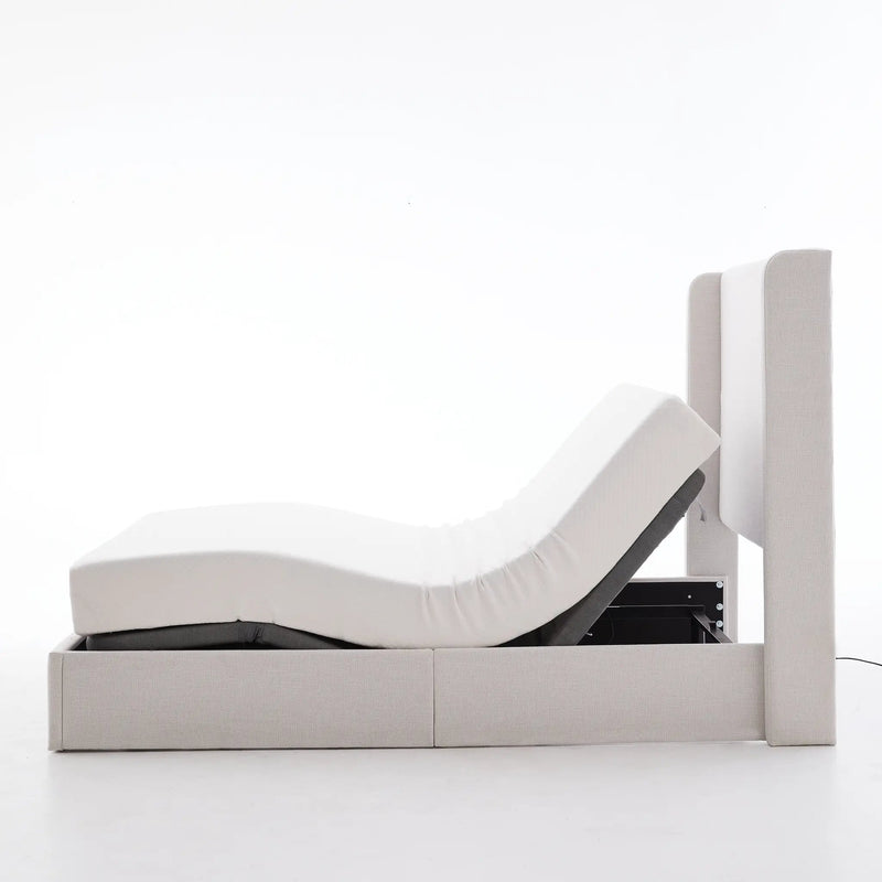 Caron 4.0 Ergonomic Queen Size Adjustable Bed Frame by HouseOfZazla