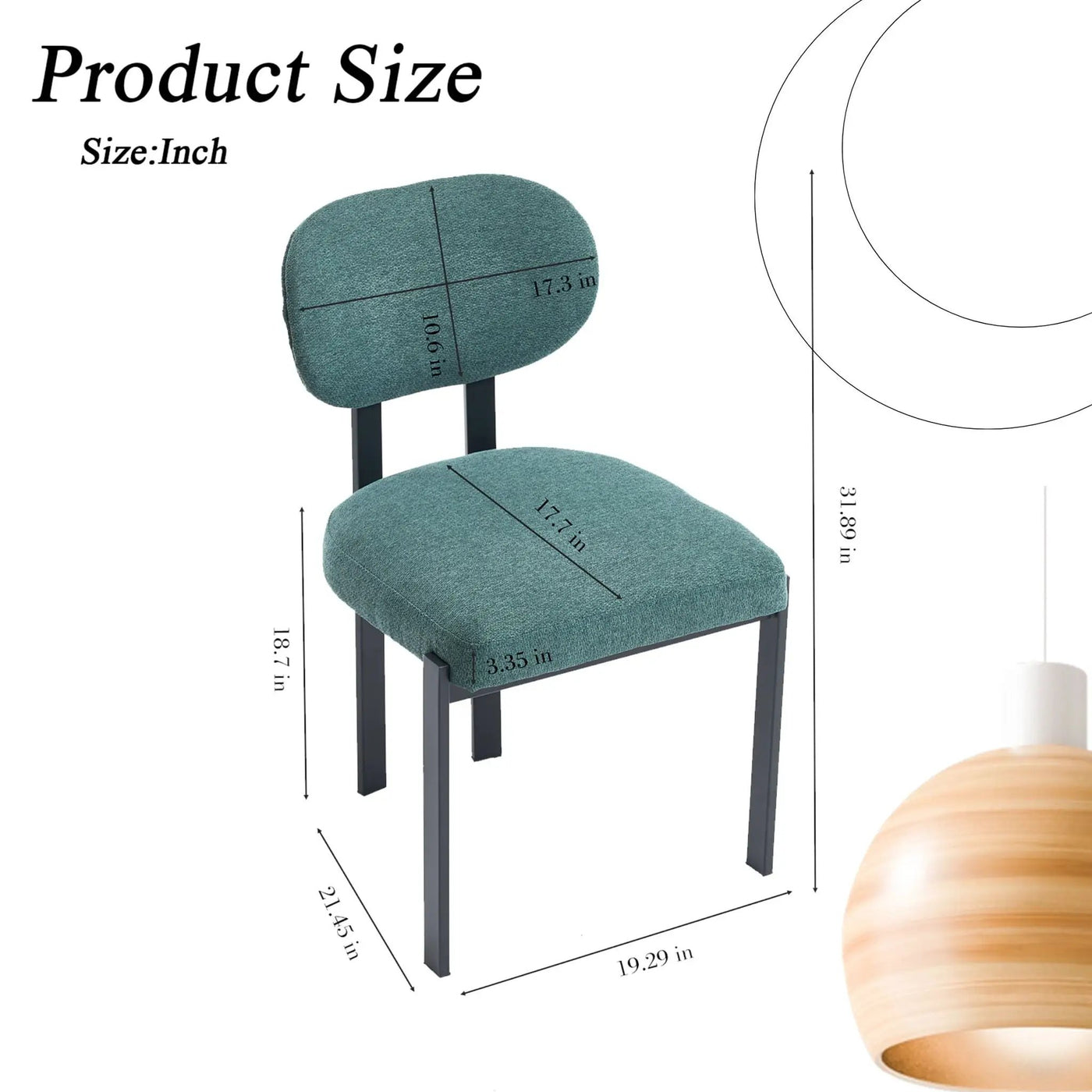 Dining Armless Chairs (Set of 2) by HouseOfZazla