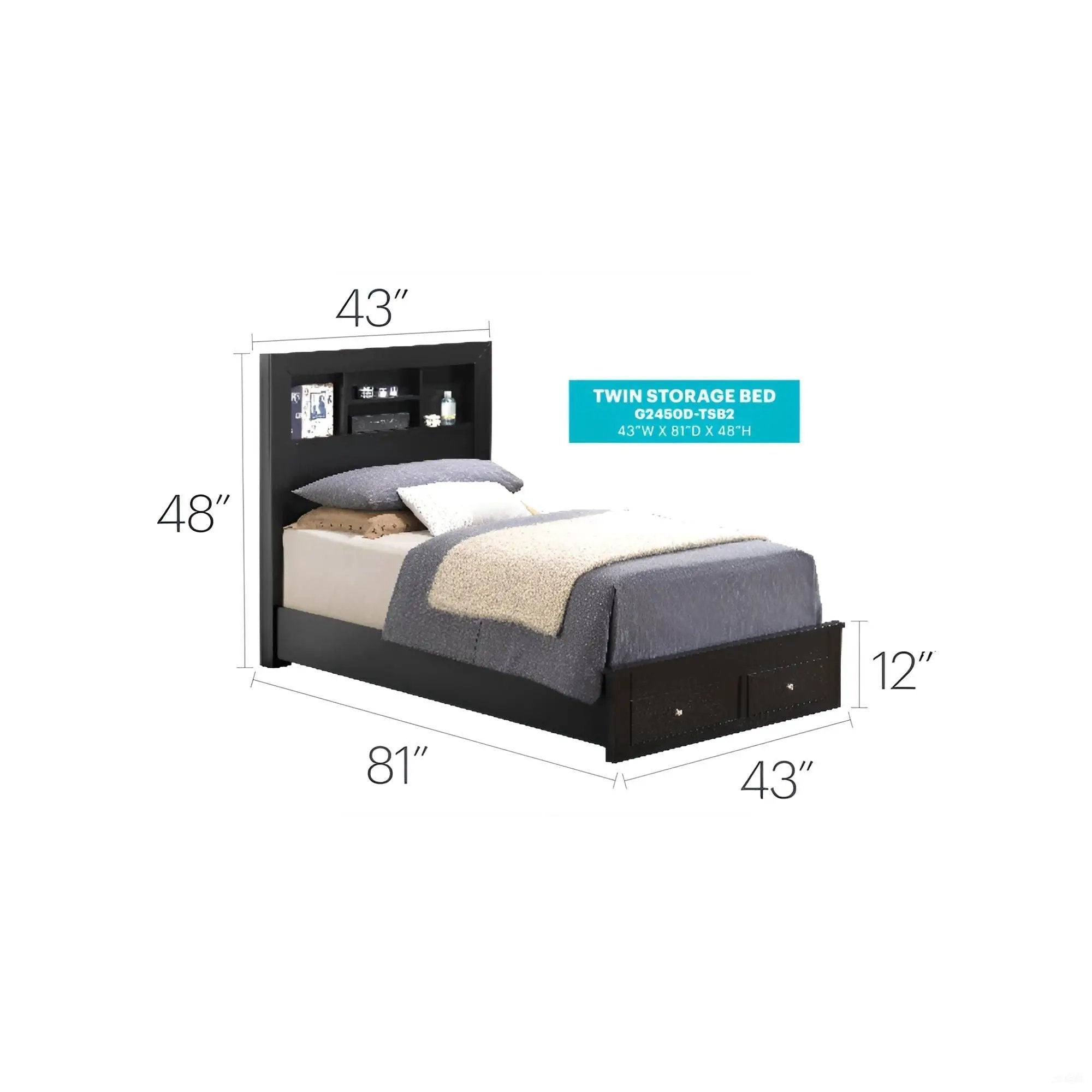 Stylish Storage Bed For Modern Spaces by Unique Piece Furniture