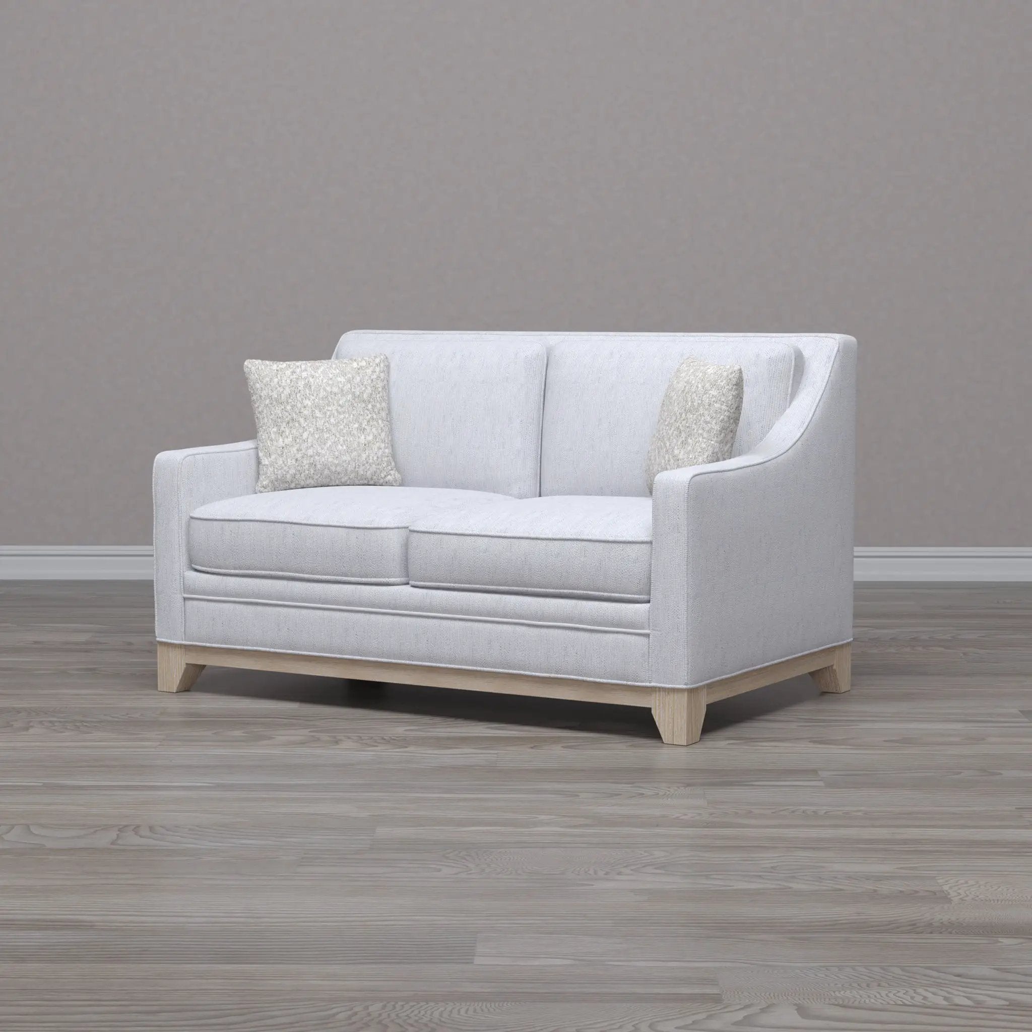 Loveseat With Casual Accent - Gray by HouseOfZazla