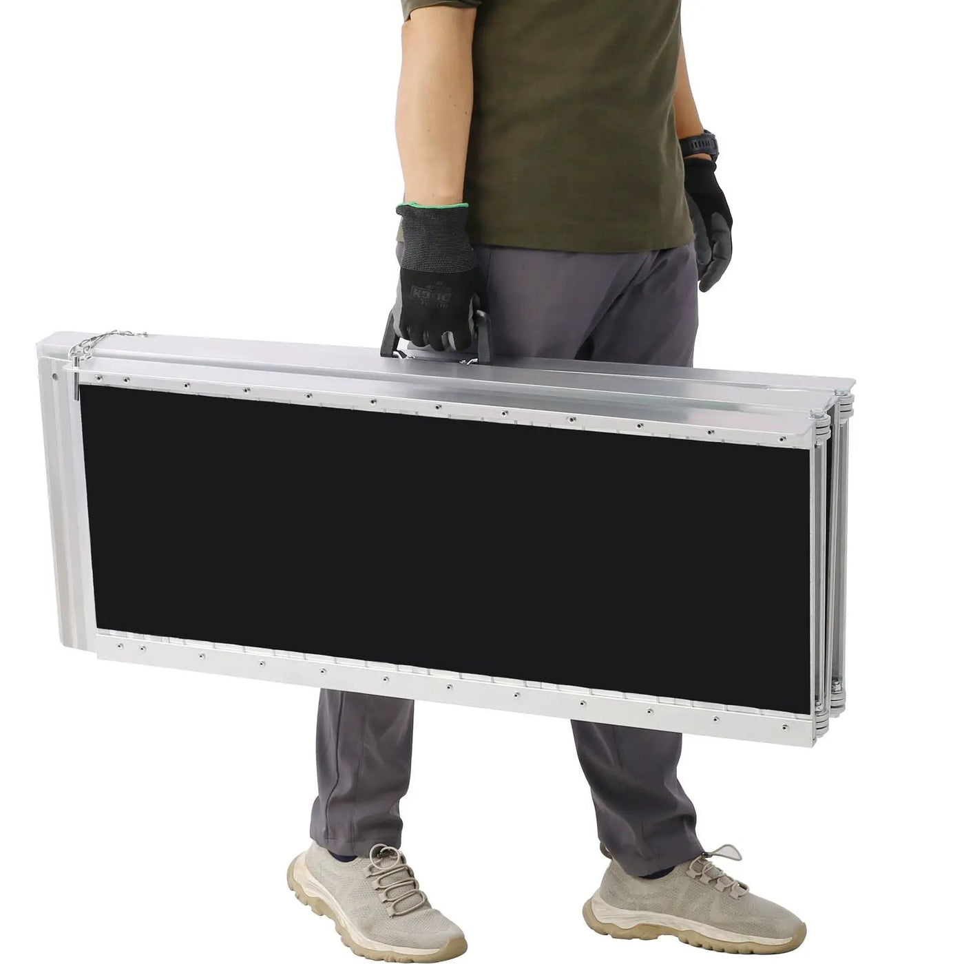 Portable And Foldable Wheelchair Ramp With Non-Skid Surface by HouseOfZazla