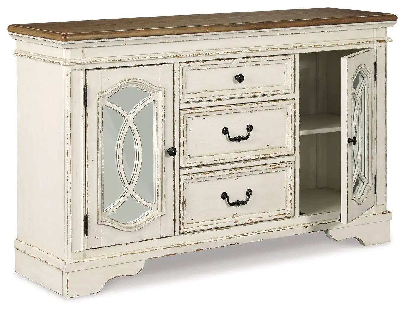 Realyn - Dining Room Server - Chipped White by Unique Piece Furniture