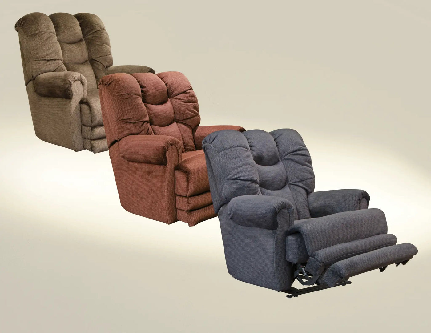 Malone - Power Lay Flat Recliner With Extended Ottoman by Unique Piece Furniture