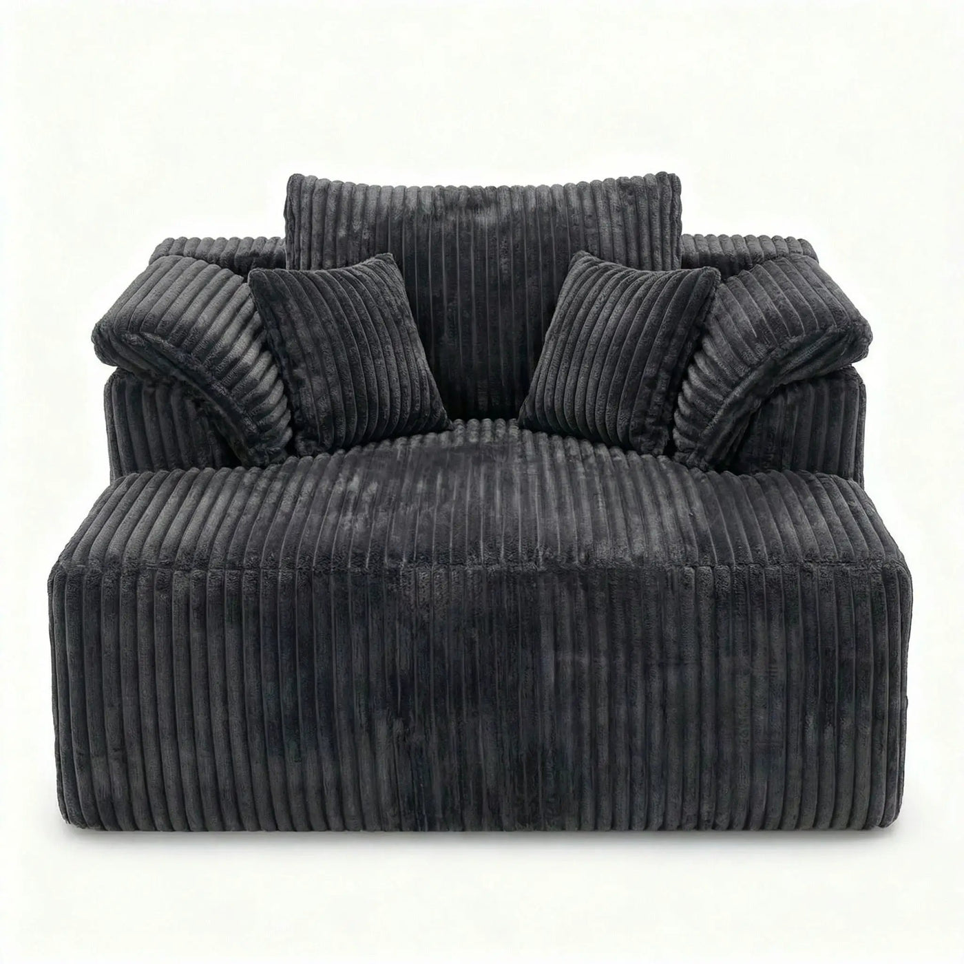 Chaise Lounge Chair, Deep Seat Sleeper Couch For Living Room by HouseOfZazla