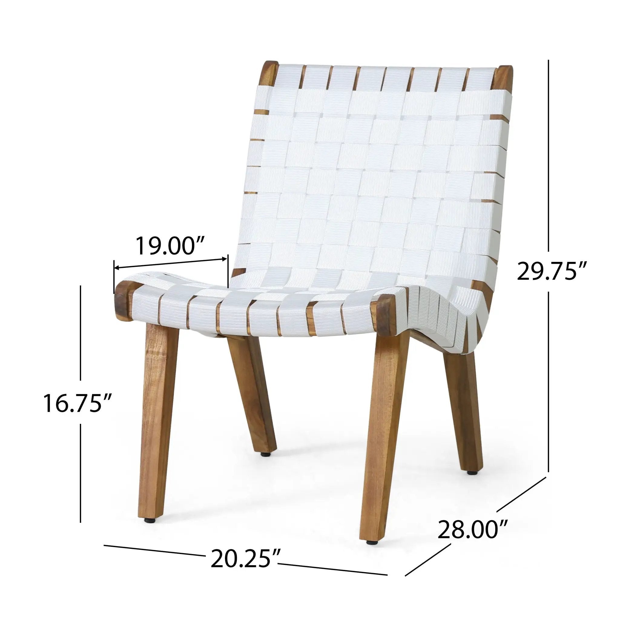 Charlotte Lounge Chair - White by HouseOfZazla