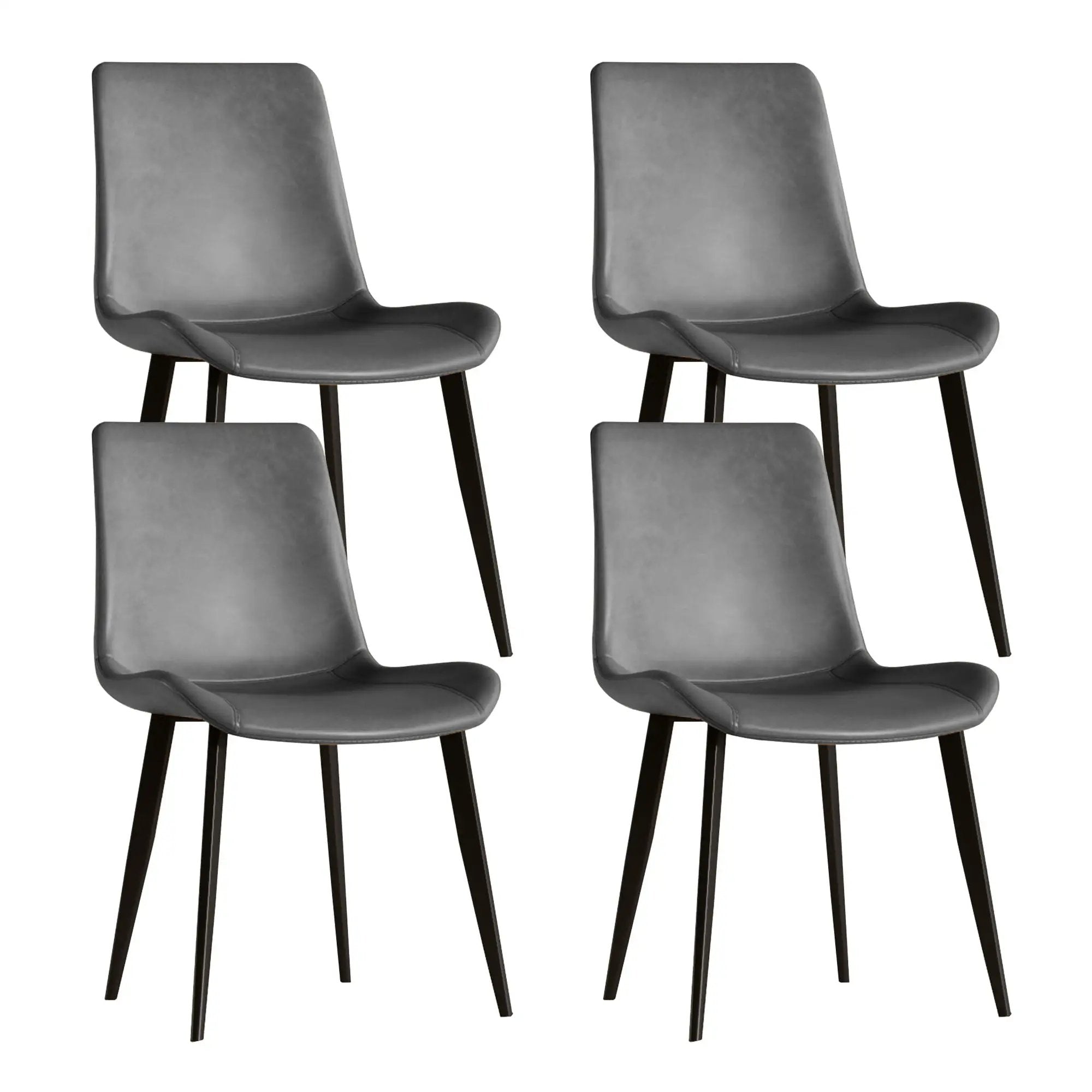 Modern Dining Chairs Ergonomic Design For Kitchen (Set of 4) by Unique Piece Furniture