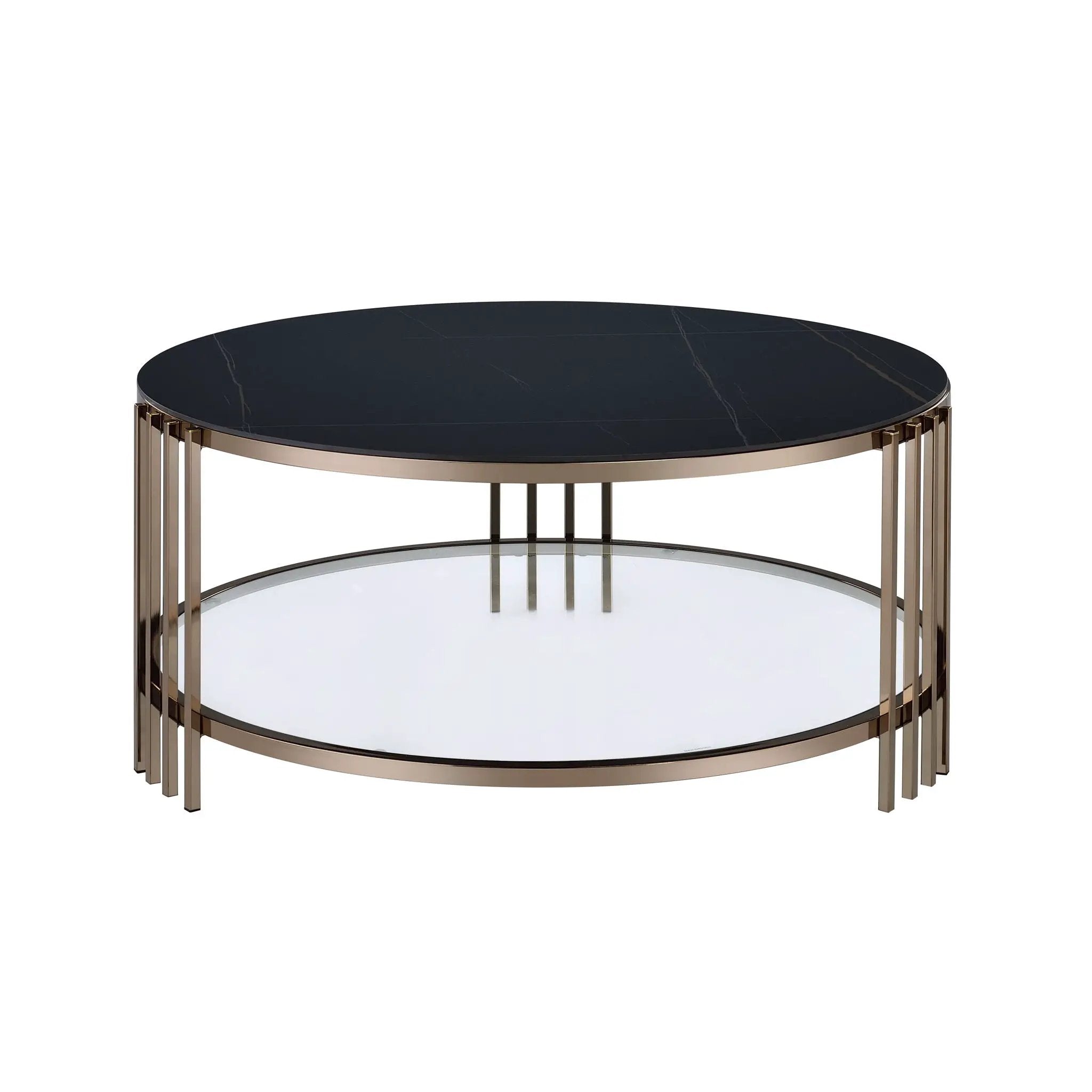 Abisha - Sintered Stone Top Round Tables by HouseOfZazla