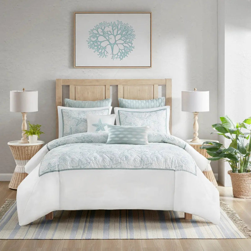 Duvet Cover Mini Set White King by HouseOfZazla