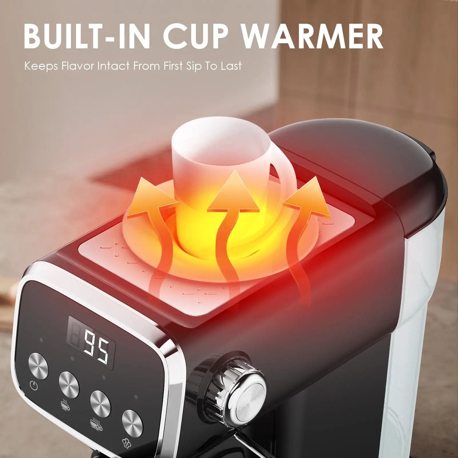 20BAR Slim Vertical Espresso Machine by HouseOfZazla