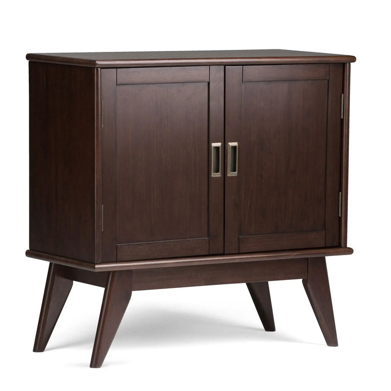Draper - Low Storage Cabinet - Medium Auburn Brown by Unique Piece Furniture