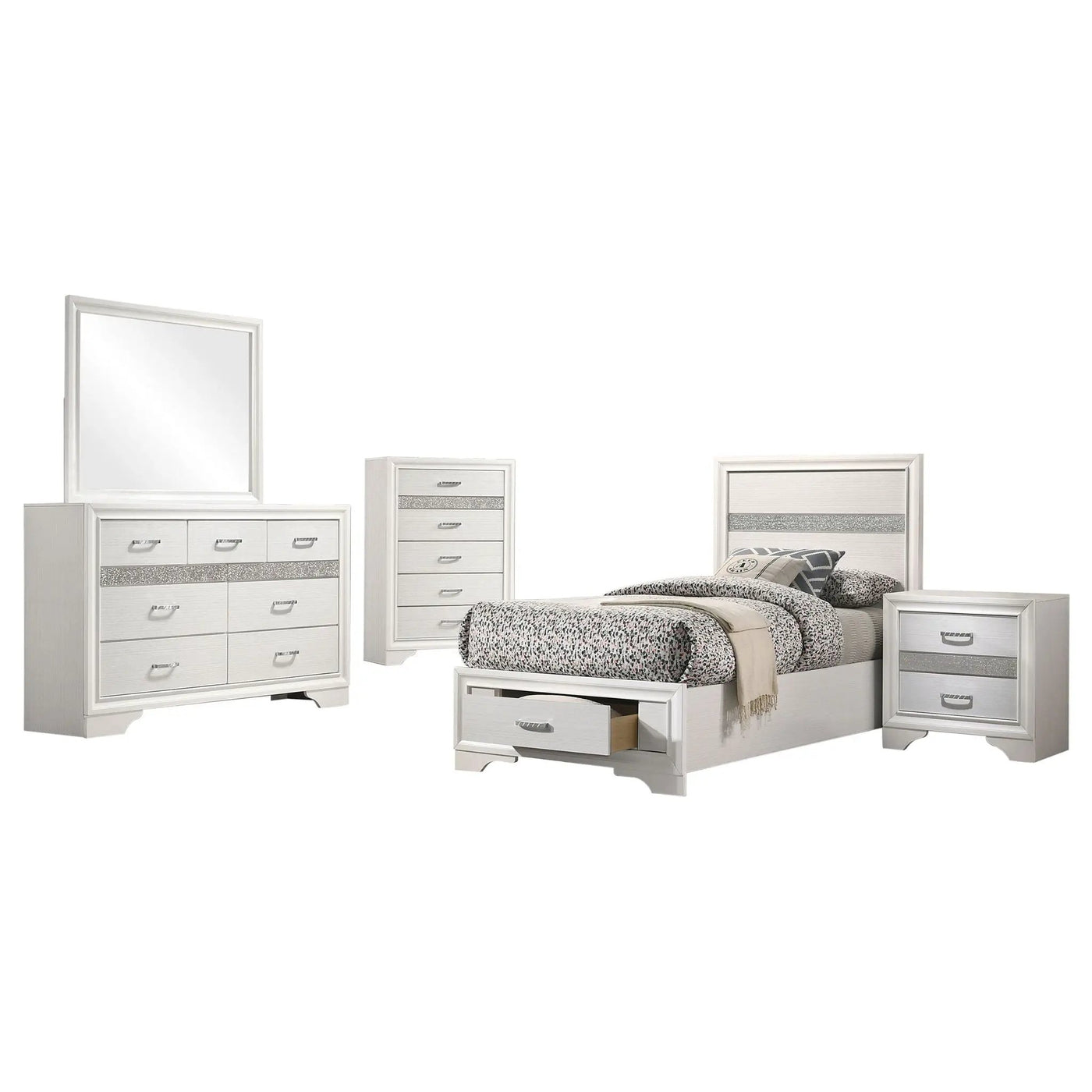 Annie - 5 Piece Bedroom Set by HouseOfZazla