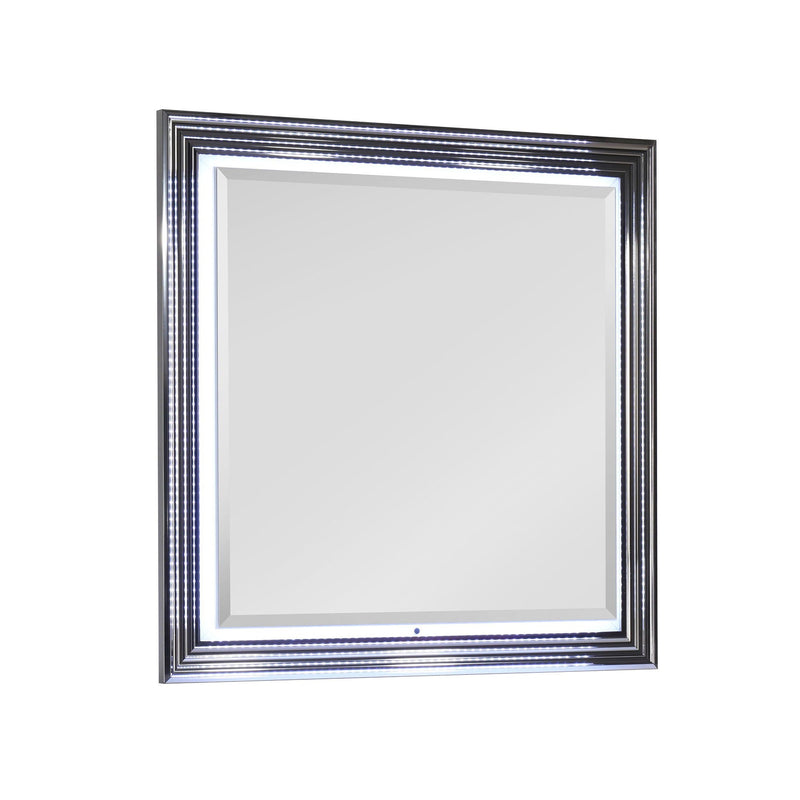Smooth Mirror with LED Lighting - High Gloss White, photo 5 of 5