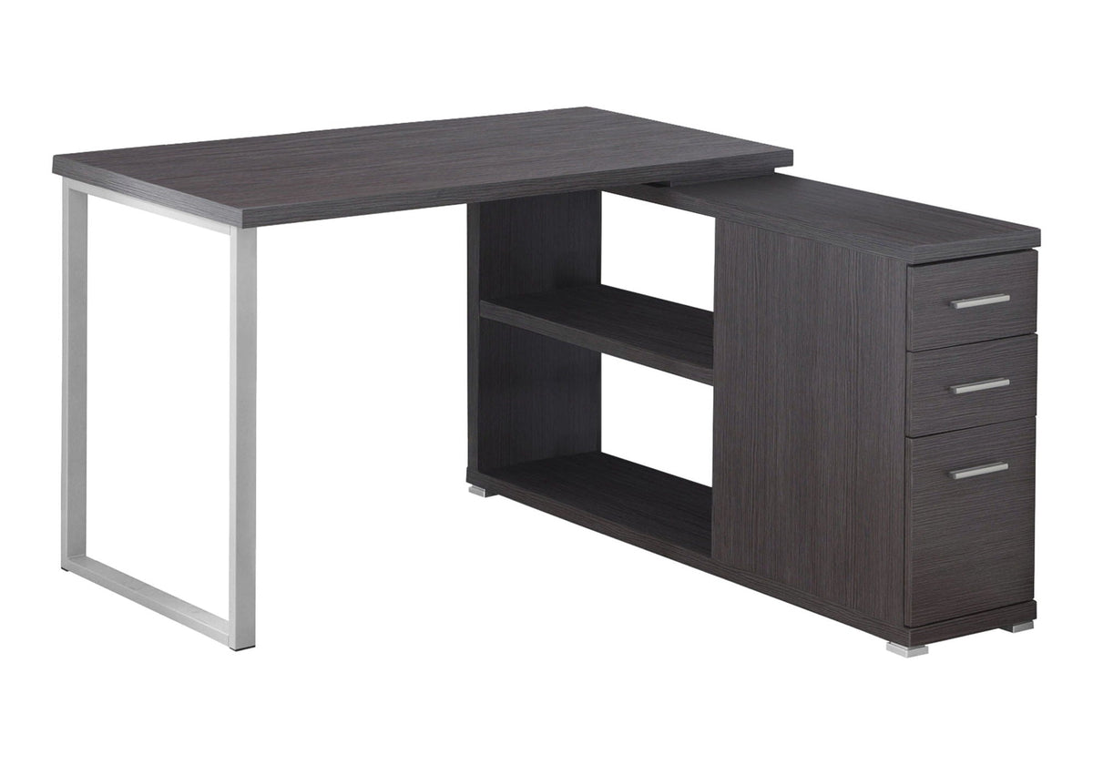 L-Shape Computer Desk with Storage Drawers - Multiple Colors, photo 3 of 16