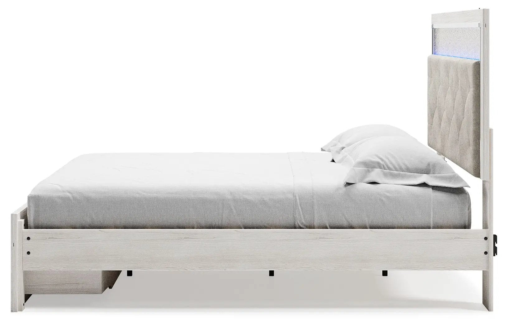 Altyra - King Upholstered Storage Bed - White by Unique Piece Furniture