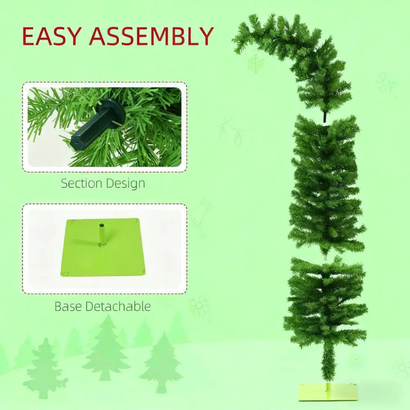 Pencil Christmas Tree - Bendable Artificial Christmas Tree with 400 Branch Tips by HouseOfZazla