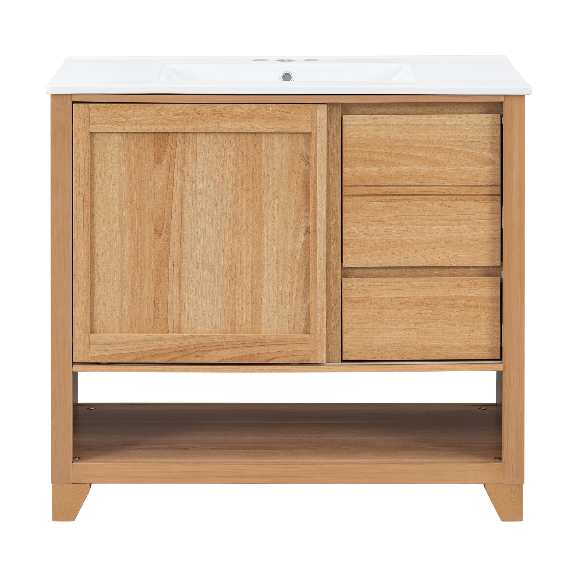 36" Bathroom Vanity with Ceramic Sink by HouseOfZazla