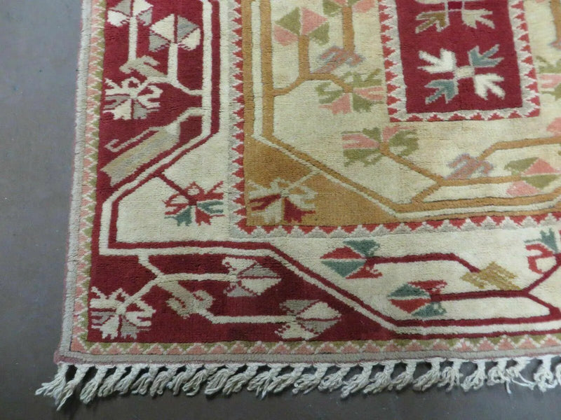 4' X 6' Vintage Handmade Knotted Turkish Kazak Pattern Wool Rug Carpet Nice by Jewel Rugs