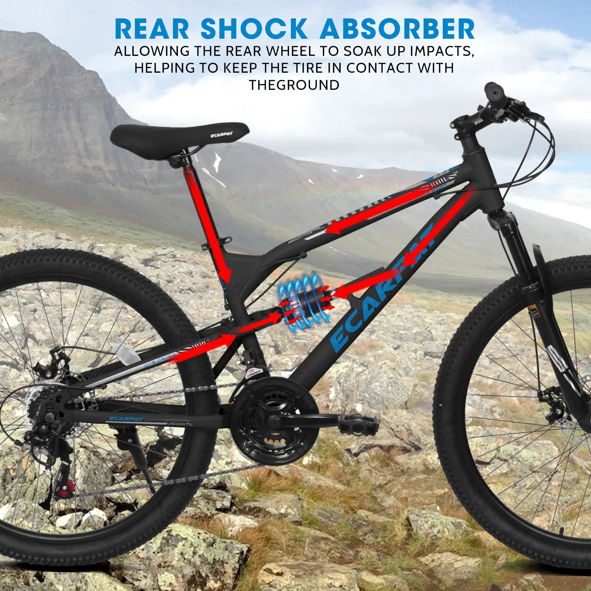 A26207 26 Inch Steel Frame Mountain Bike by HouseOfZazla