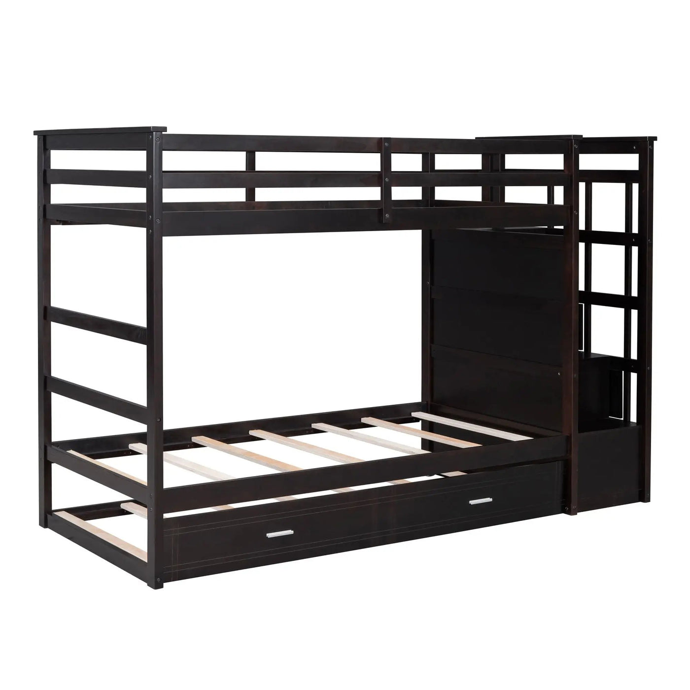 Bunk Bed With Trundle And Staircase by Unique Piece Furniture