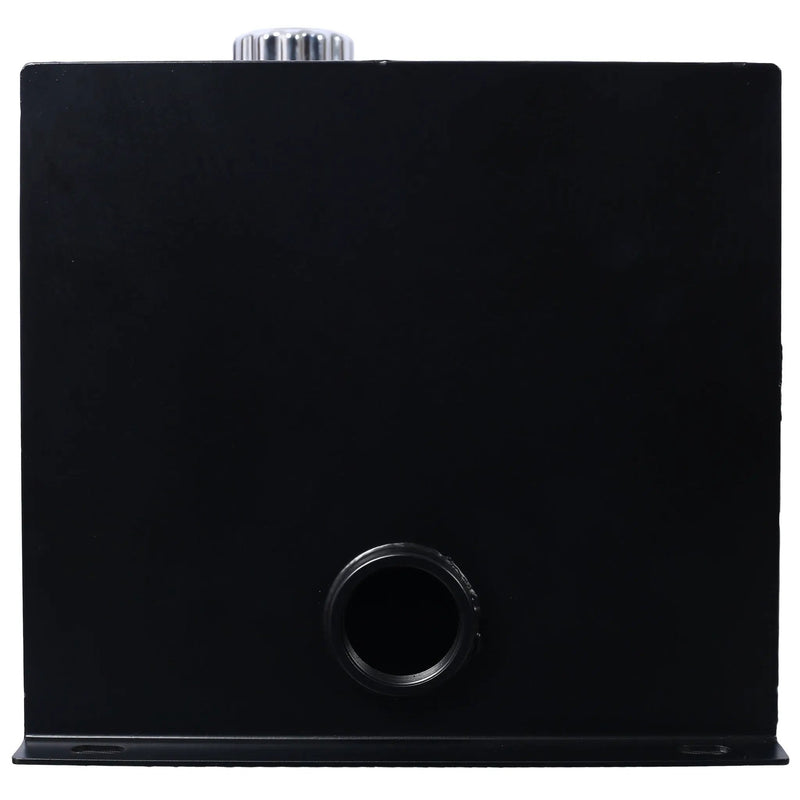 Heavy Duty Hydraulic Fluid Tank 10 Gal Steel Reservoir With Strainer, Gauge & Breather Cap For Tractors & Trucks - Black by HouseOfZazla