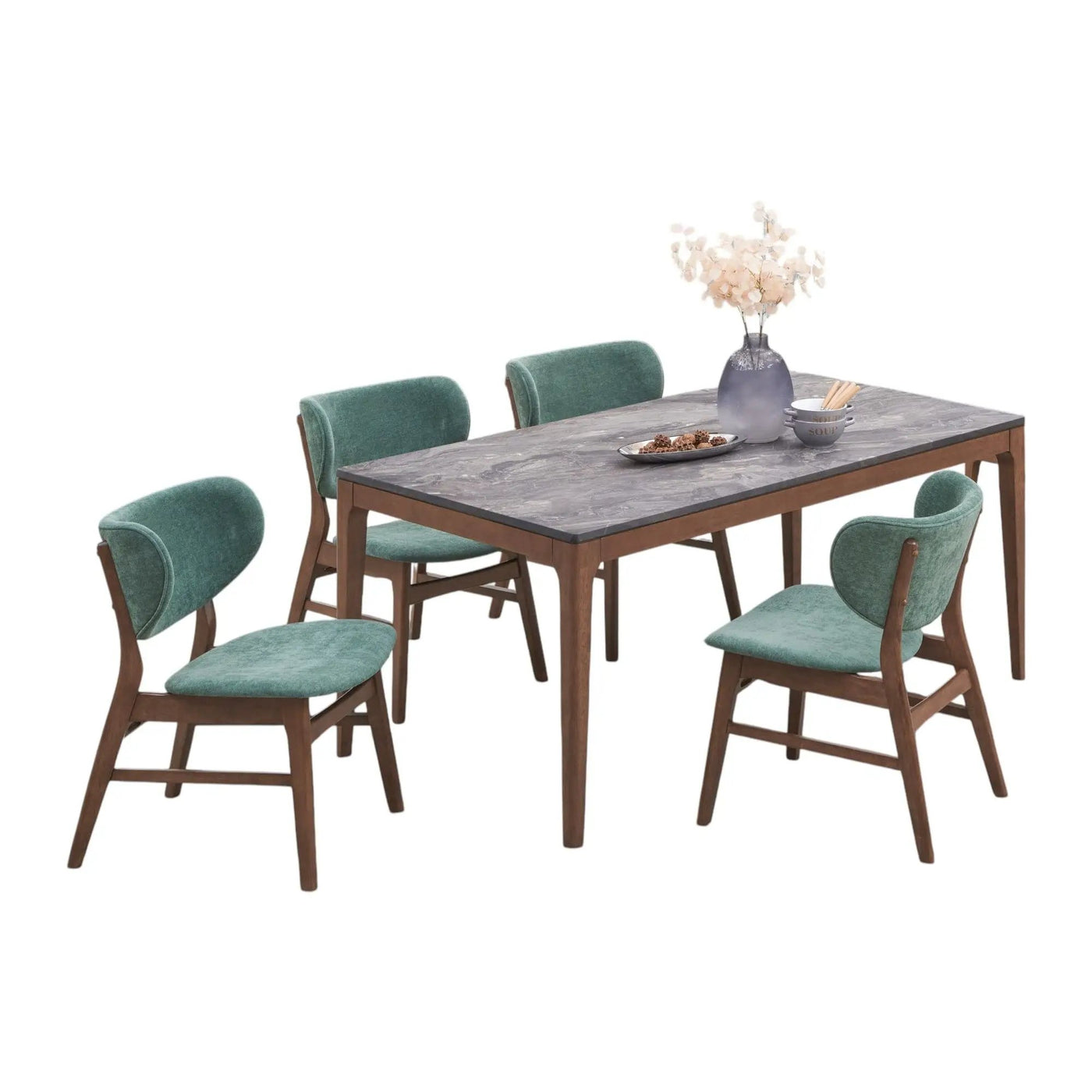 Bevis - 5 Piece Dining Set by HouseOfZazla