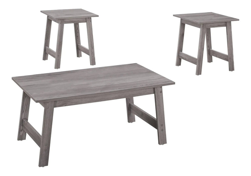 Table Set, Coffee, End, Side, Accent, Living Room Transitional (Set of 3) by Unique Piece Furniture